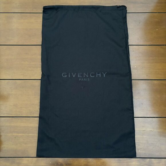 Givenchy Paris Dust Bag 23" X 13" Shoes Travel Storage Protective Flannel Black - Picture 1 of 2